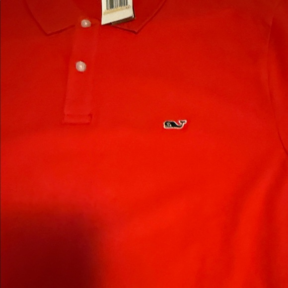 Vineyards Vines Men's Red Polo Shirt - Picture 3 of 4